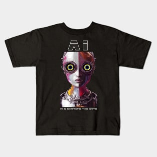 Balancing AI's Benefits and Risks Kids T-Shirt